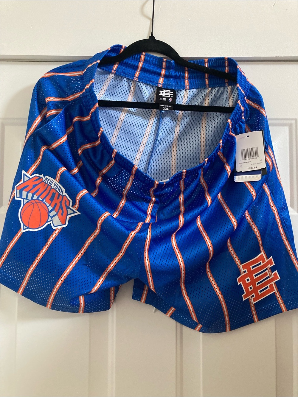 New Era Eric Emanuel New York Knicks Athletic Shorts NWT XXL